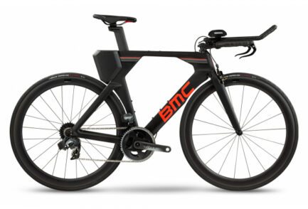 BMC TIMEMACHINE EIN TRIATHLON FAHRRAD SRAM FORCE ETAP AXS 12S 700 MM CARBON GRAU ROT 2021