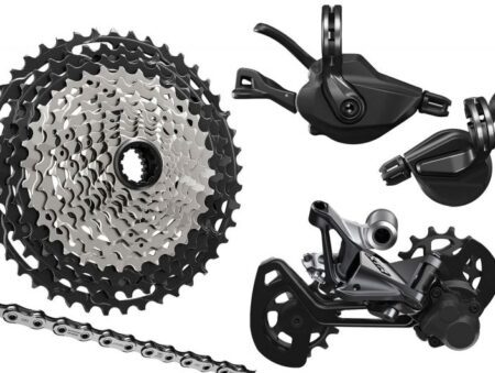 Shimano XTR M9100 2x12-fach Upgrade-Kit 10-45 Schelle ohne Umwerfer
