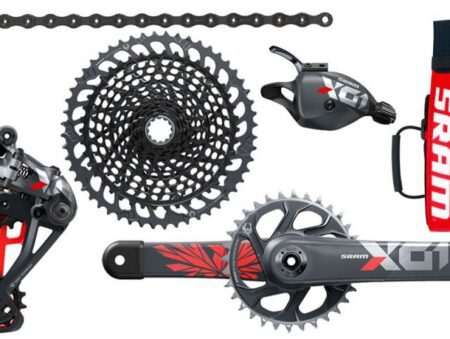 SRAM X01 Eagle DUB 12-fach Gruppe Boost 10-52 170mm + Tube Frame Strap