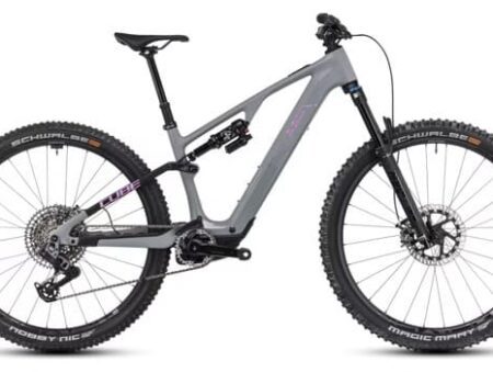 Cube AMS Hybrid One44 C:68X TM 400X Electric Full Suspension MTB Sram GX Eagle AXS 12S 400 Wh 29'' Swamp Grey Green 2025