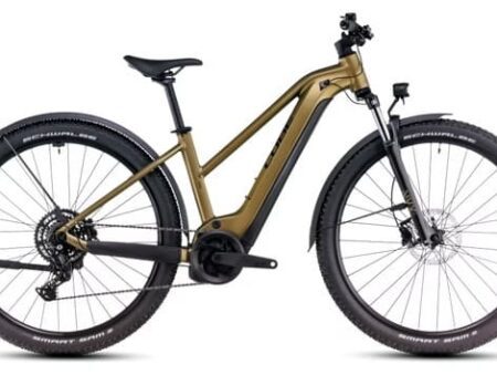 Cube Reaction Hybrid Performance 500 Allroad Trapeze Elektro-Hardtail MTB Shimano Cues 9S 500 Wh 29'' Gold Lime 2025