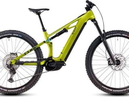 Cube Stereo Hybrid One44 HPC Race 800 Electric Full Suspension MTB Shimano Deore XT 12S 800 Wh 29'' Flash Lime Green 2025