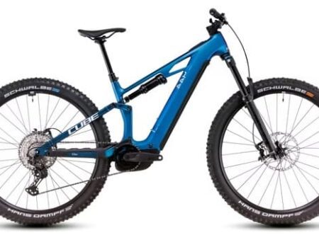 Cube Stereo Hybrid One44 HPC SLX 800 Electric Full Suspension MTB Shimano Deore XT 12S 800 Wh 29'' Nebula Blue 2025
